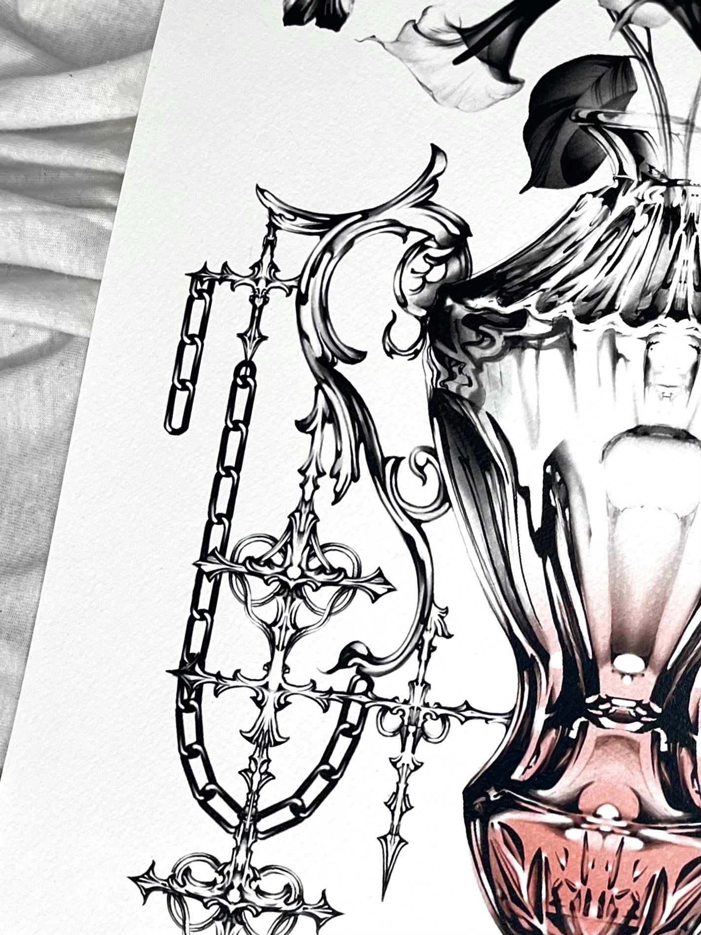 Vase en cristal - A3 Print