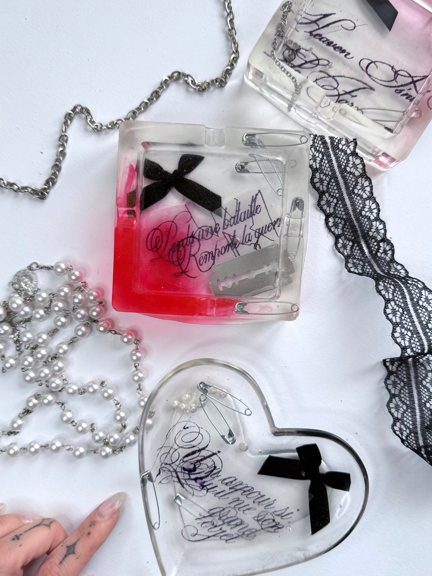 Resin Tray - Heart shaped