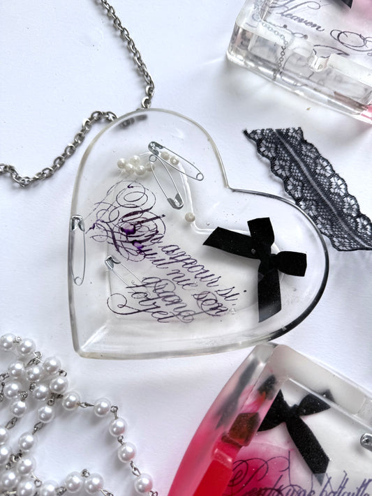 Resin Tray - Heart shaped